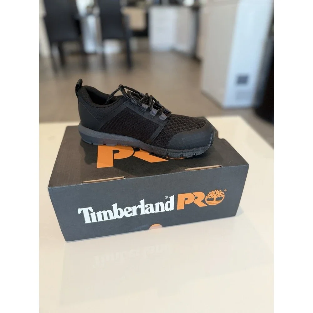 New In Box Timberland Pro Women’s Radius Black CompositeToe Work Shoe- Size 6M